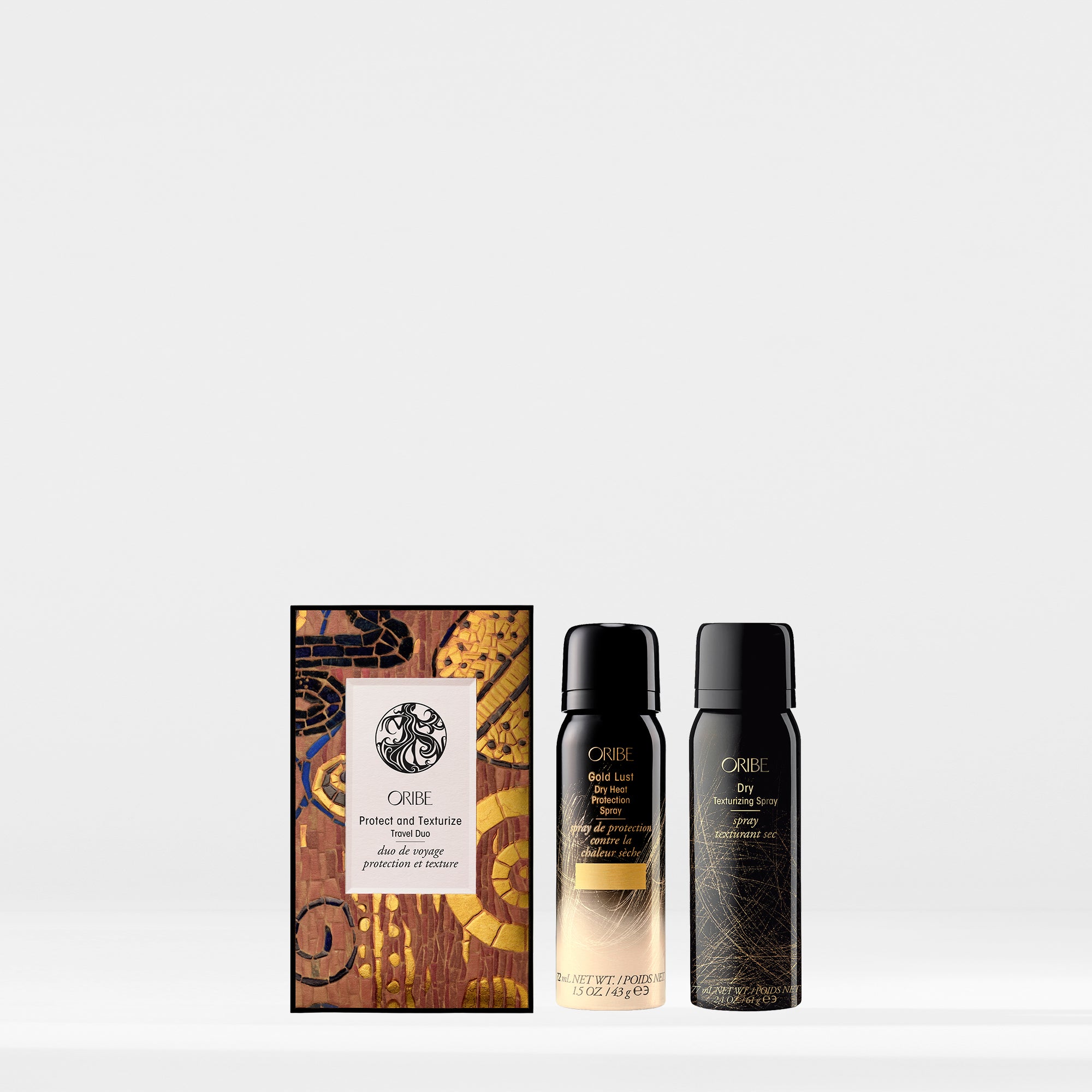 ORIBEテクスチャライジングヘアスプレー2本 Protect and Texturize Travel Duo – Oribe Hair Care