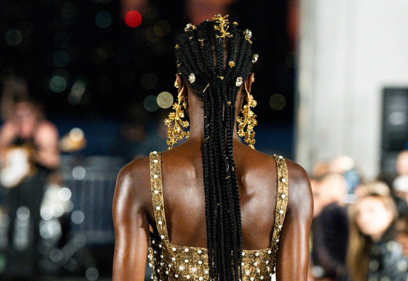 Textured Romance on the Runway