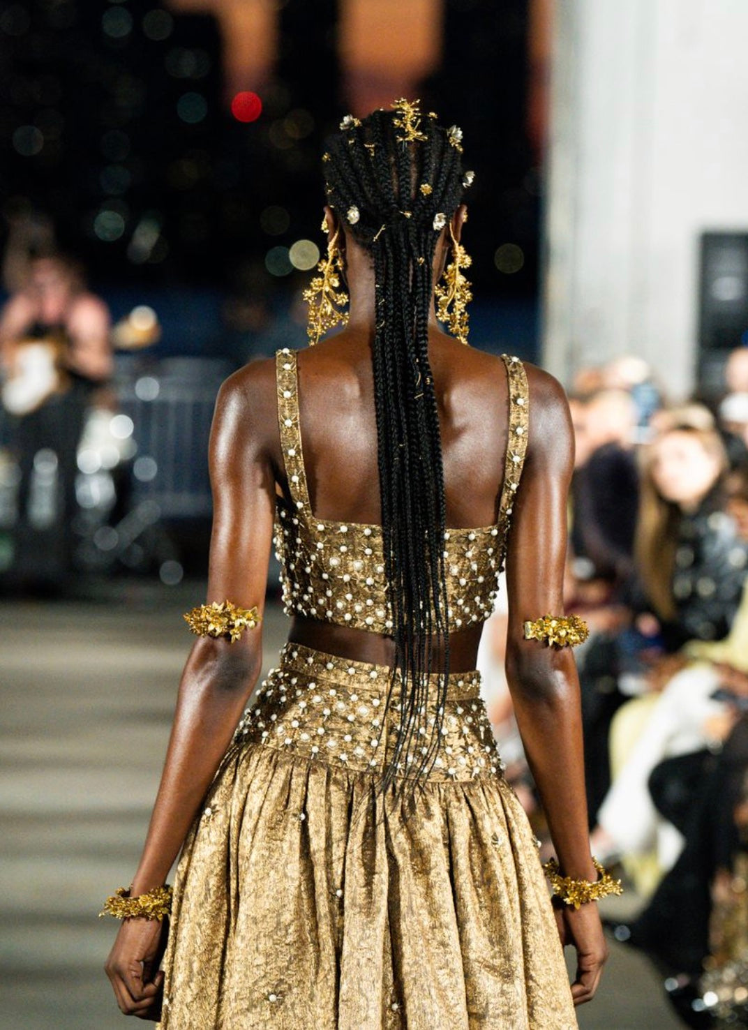 Textured Romance on the Runway